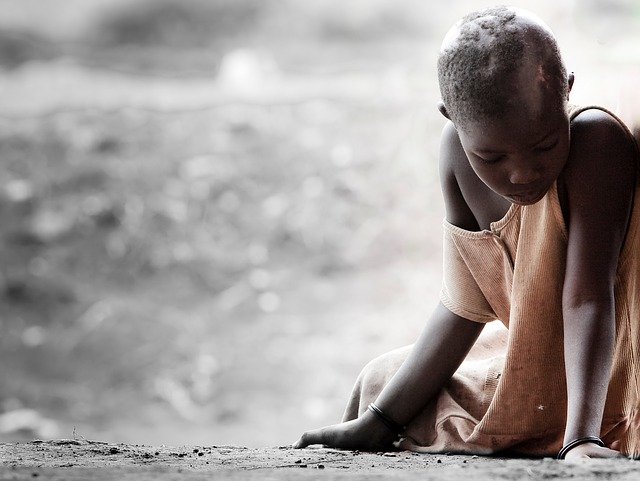 アフリカの飢餓による子供への影響