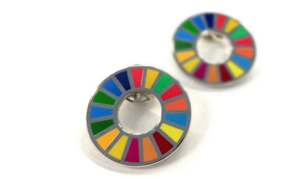 超人気の雑貨店 SDGsピンバッジって何だろう？大人気グループ「BTS」も着用で キッズコスチュームアクセサリー