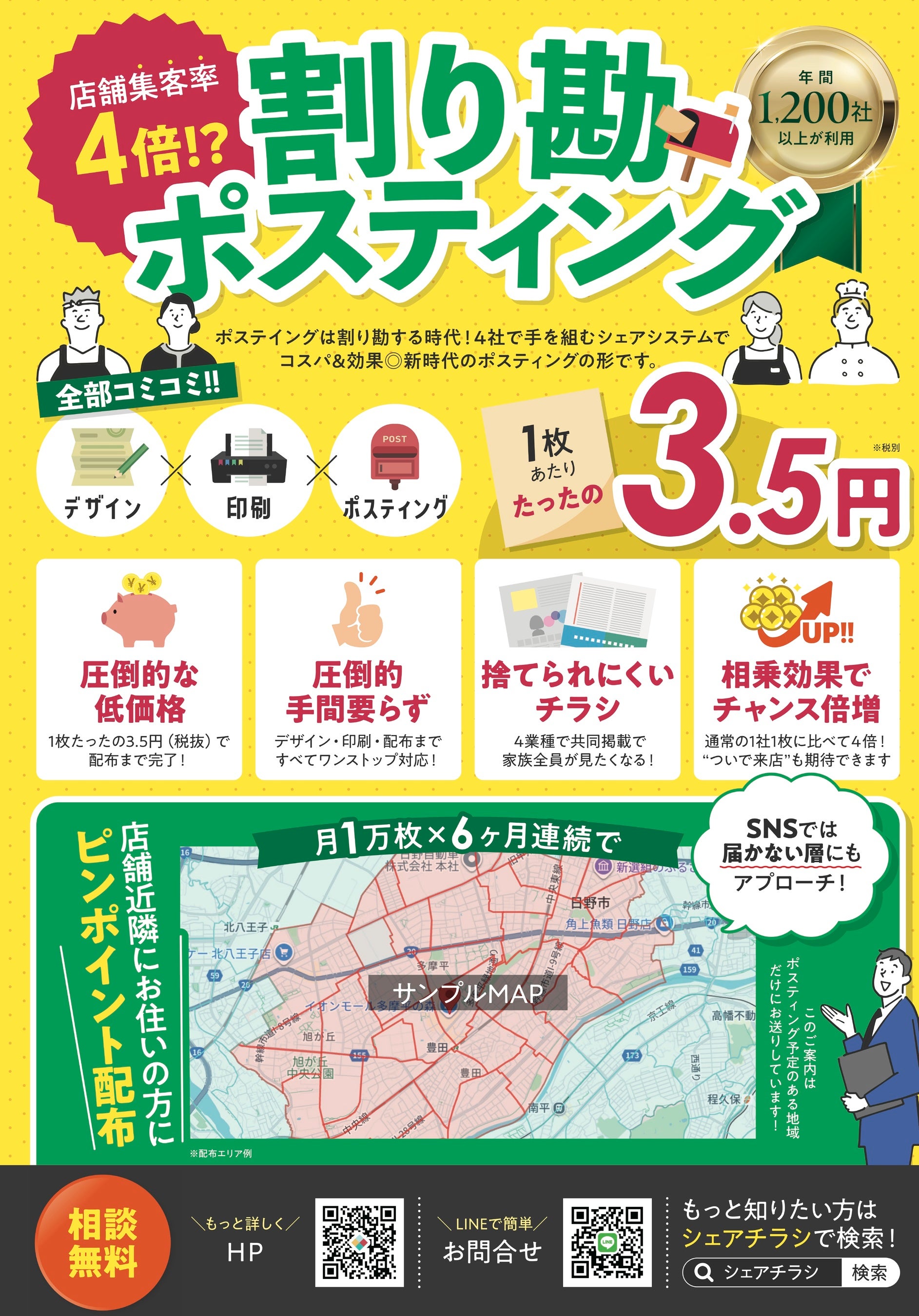 ひとり親家庭へ福祉情報を届ける取り組みのイメージ