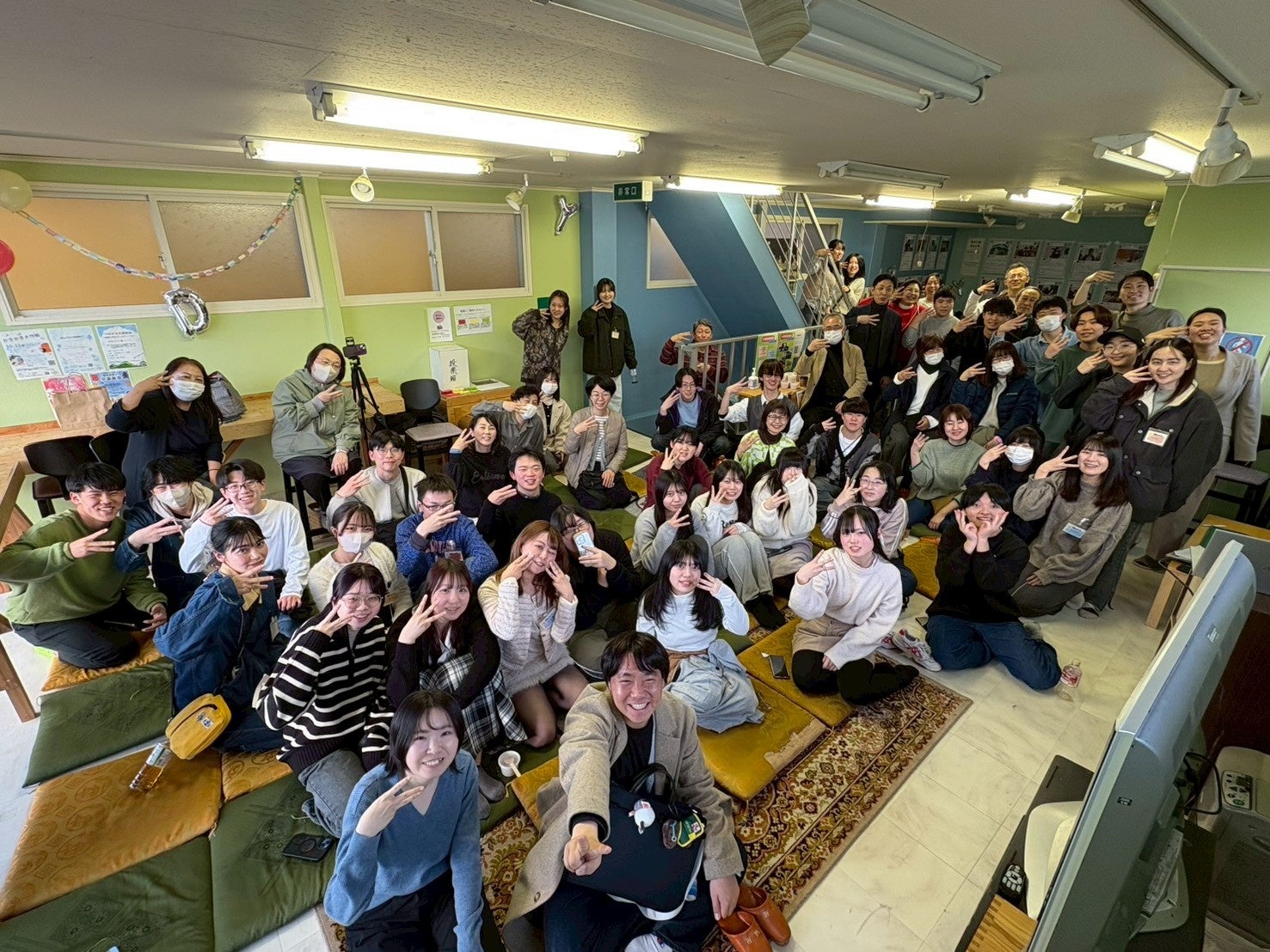 地域イベントで活動する若者たちの様子